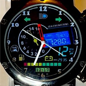 Watch. New speedometer style men’s 48mm